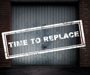 Old garage door